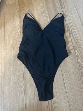 Classic Black One-Piece Swimsuit